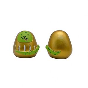 Muñecas Daruma Japonesas Pintadas a Mano, Adornos Navideños, Figuras de Animales del Zodiaco 3D, Mini Figuras de Serpiente, Imanes de Resina Personalizados, Estilo Japandi - Product Image 2
