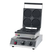 Personnalisez la mini machine à gaufres pour faire des gaufres et des crêpes Machines à faire des beignets Forme belge Rotary Square Penis Making