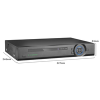 Enregistreur vidéo numérique 16 canaux GX-N8016H1-P16 H.265, résolution 8MP, NVR PoE IEEE 802.3at/af, prend en charge les caméras IP filaires