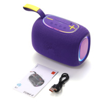 Enceinte Bluetooth portable Ppro2 LED Mini sans fil avec lumière RGB extérieure, son HIFI 3D, colonne de son stéréo, lecteur de musique pour la maison et les cadeaux