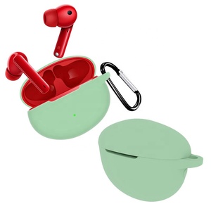 Housse d'écouteur en Silicone pour <span class=keywords><strong>Huawei</strong></span> Freebuds 4i, <span class=keywords><strong>coque</strong></span> de protection pour casque, accessoires adaptés aux Freebuds 4i, étui avec crochet - Product Image 6