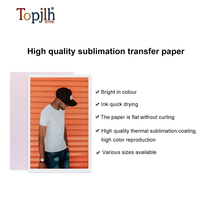 Papier de sublimation Topjlh à taux de transfert élevé, séchage rapide, impression ultra-nette HD pour gobelets, tasses et supports de sublimation en céramique
