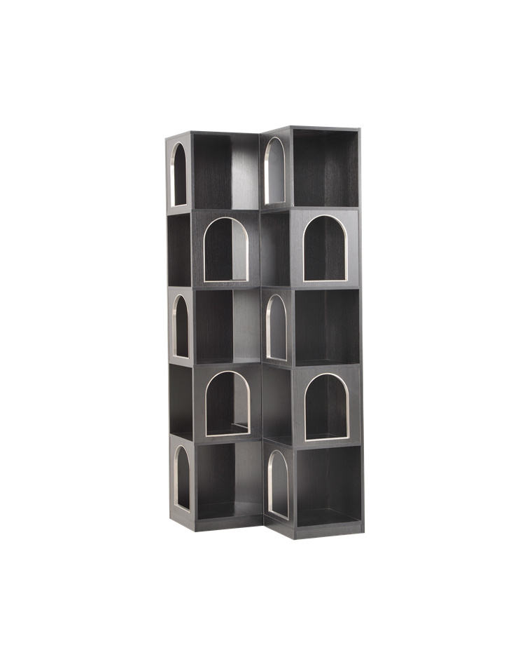 สีดำสองแถวและห้าชั้น