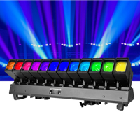 Barre de lumière LED 12x60w à tête mobile, lavage de scène, RGBW 12*60W, faisceau DMX, lumières de scène, 4 en 1, discothèque, DJ, lavage mural