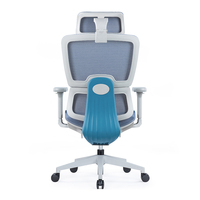 Chaise de bureau en maille ergonomique de jeu blanche à vendre chaise d'ordinateur appui-tête de chaise en maille