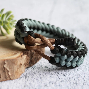 Bracelet Paracord Sanctifié Réglable Fait Main Véritable 550 7 Noyau Paracord Bracelet <span class=keywords><strong>Camping</strong></span> - Product Image 2