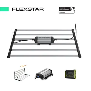 Flexstar 645W可折叠可调光发光二极管生长全光谱室内花园植物和水培