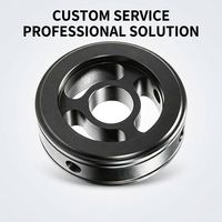 Pièces usinées CNC sur mesure de haute précision, composants mécaniques en aluminium anodisé, service professionnel de fabrication métallique