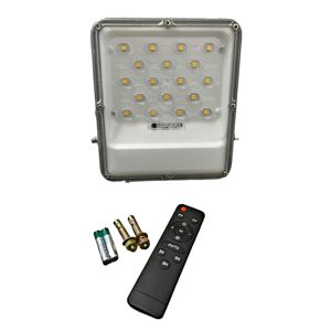 แผงไฟโซลาร์เซลล์ LED 1200lm แผงเซลล์แสงอาทิตย์10/15H อายุการใช้งานแบตเตอรี่4000K สีขาวนวล/พลาสติก200W/300W สำหรับ Road ROHS - Product Image 3