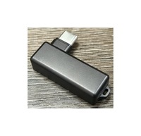 Amplificateur DAC USB-C Noir Mat Métallique Portable Hi-Fi avec Décodage Matériel Sans Perte pour Casque, Smartphone et Ordinateur – Niveau Débutant