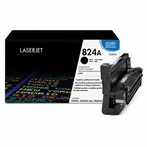ดรัมภาพสีดำแท้ H P 824A สำหรับเครื่องพิมพ์เลเซอร์ ใช้ร่วมกับตลับหมึกโทนเนอร์ CB384A ของแท้ H P CB384A - Product Image 1