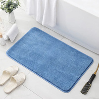 Personnalisé Moderne Simplicité Couleur Unie Absorbant l'Eau Antidérapant Cuisine Salle De Bains Tapis De Bain Pour Sol