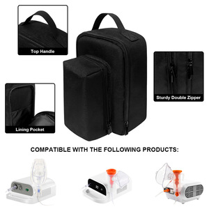 Nebulizer Storage Bag Nylon Zipper Closure Portable Travel Medical Bag With T-Strap Handle - Product Image 3