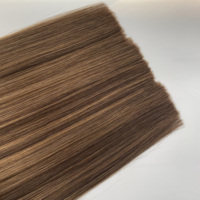 Pour les cheveux chinois Remy # Kityall Hair Double Drawn Bone Straight Balayage Color 14"-24" Traitement chimique non nécessaire