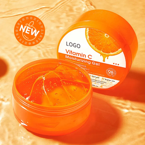Gel éclaircissant anti-âge à la vitamine C OEM pour éclaircir et nourrir la peau, crème pour le visage à l'<span class=keywords><strong>aloe</strong></span> <span class=keywords><strong>vera</strong></span> parfumée à l'orange - Product Image 1