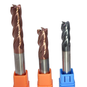 Solid Carbide 4 Flute Roughing End Mill HRC55 TiAlN Coating CNC Milling <b>Tool</b> for Steel - Product Image 3