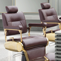 Salon de coiffure équipement de salon de coiffure chaises de cheveux de coupe antique chaises de rasage rétro