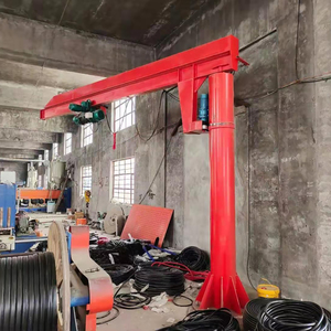 מנוף ג'יב נייד חשמלי/ידני 500 ק\"ג 1 טון 5 טון להרמת סחורות - Product Image 3