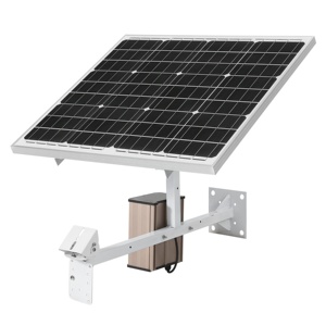 Monokristalliner 60-Watt 40Ah Lithium-Akku Solargenerator mit <span class=keywords><strong>Panel</strong></span> Wasserdichtes IP66-Gehäuse Komplettset - Product Image 5