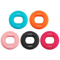 Sinodiving, ejercitador de mano de silicona de fuerza ajustable, herramienta de entrenamiento de fortalecimiento muscular, pinza exprimidora para entrenamiento Fitness