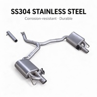 Tuyau d'échappement silencieux en acier inoxydable SS304 pour Mercedes-Benz C200 C250 C260 W205 2.0T M274 2014-2021 Kit de performance racing