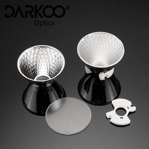 Cúpula Reflector de PC Recubierta de Aluminio para LED COB, Incluye Cubierta de Lámpara y Base de Soporte, Lente Óptica para Iluminación Comercial Interior - Product Image 1