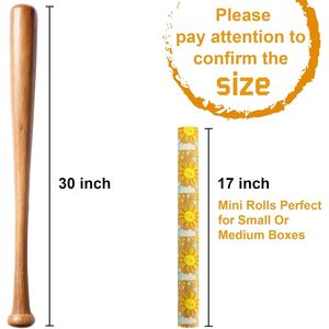 Kraft Baby Shower Wrapping Paper Sun Cloud Design 17 Inch X 16.5 Feet Recyclable Gift <b>Wrap</b> For Children - Product Image 3