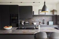 Meuble de cuisine moderne Vermonhouzz, rangement multi-tiroirs, style européen, meuble de cuisine sur mesure, finition mate