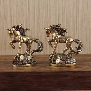ม้าทองแดงประจำราศี ดึงดูดความมั่งคั่งและปกป้องบ้าน ของตกแต่งบ้าน เสริมโชคลาภและความสำเร็จทันที ของประดับตกแต่งตรุษจีน - Product Image 2