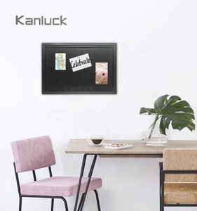 Bảng nút chai màu đen 30 "x 20" Bảng thông báo khung lớn cho nhà trường, nhà bếp và Tường Văn phòng - Product Image 5