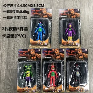 HY Jeu <span class=keywords><strong>de</strong></span> construction miniature DIY Five Nights at <span class=keywords><strong>Freddy</strong></span>'s (FNAF) avec figurines Foxy, Spintraft <span class=keywords><strong>Freddy</strong></span>, Bonnie, Chica, Bunny, thème film d'horreur - Product Image 3