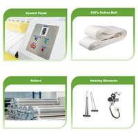 Planchadora de Sábanas Comercial para Hoteles, Totalmente Automática, Inflable, Multirrollos, de Acero Inoxidable, en Oferta