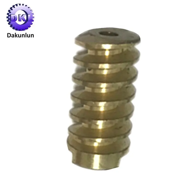 Tùy Chỉnh Độ Chính Xác CNC Kim Loại Worm Trục Brass Worm Bánh Răng