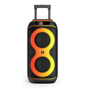 Altavoz Inalámbrico para Fiestas con Doble Woofer de 8 Pulgadas, con USB/Tarjeta TF/BT/TWS/Grabación/Radio FM/Pantalla Digital/Entrada Auxiliar/Entrada para Micrófono/Luz Intermitente RGB - Product Image 1