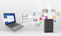 Penyimpanan Rumah ZSpace Z2Pro Dual Disk Empat Inti AI NAS Penyimpanan Jaringan Audio Video Server Cloud Pribadi Kantor