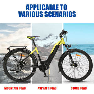 Vélo de montagne électrique sportif TXED 27,5 pouces 9 vitesses 36V 250W avec moteur central, cadre en alliage, frein à disque hydraulique, E-Bike - Product Image 2