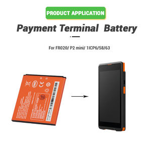 סוללת ליתיום-יון <span class=keywords><strong>3.8V</strong></span> <span class=keywords><strong>2500mAh</strong></span> תחליפית של Cowon Wholesale, דגם FR020, למסוף התשלום SUNMI P2 Mini - Product Image 3