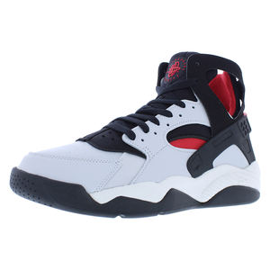 Zapatillas de Baloncesto Nike Air Flight Huarache para Hombre, Color Gris/Negro/Rojo |   100% Auténtico - Product Image 1