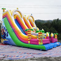Toboggan gonflable pirate, château gonflable géant commercial pour enfants, pour fêtes intérieures/extérieures, capacité 500 kg