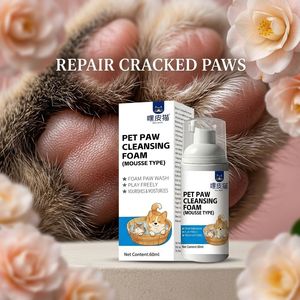 <span class=keywords><strong>Mousse</strong></span> <span class=keywords><strong>nettoyante</strong></span> pour pattes de chien et de <span class=keywords><strong>chat</strong></span> OEM ODM Probiotic Camellia, sans rinçage, 60 ml, portable - Product Image 2