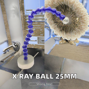 Bola de referencia de rayos X radiográfica de 25mm de diámetro para cirugía ortopédica veterinaria de mascotas Fuente de alimentación manual Material de acero - Product Image 3