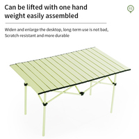 Ensemble table et chaises pliantes d'extérieur robustes en fer RD Modern Iron, table de camping portable pour barbecue