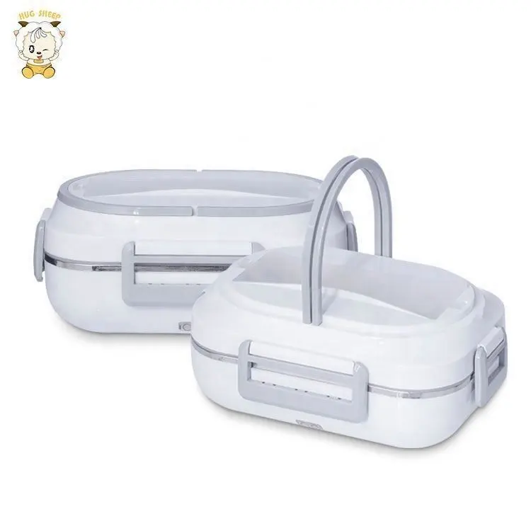 Stainless Steel Lunch Box Portable Food Storage With Handle Heating And Heat Preservation