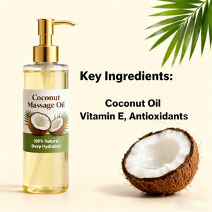 100% Natürliches Kokosnuss-<span class=keywords><strong>Massage</strong></span>öl mit Tiefenwirksamer Hydratation Mehrzweck für Körper- und Hautpflege - Product Image 2
