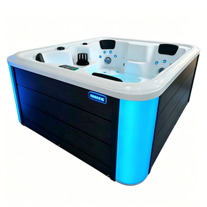 อ่างน้ำร้อนจากุซซี่กลางแจ้ง Aristech Acrylic <span class=keywords><strong>Gecko</strong></span> Mini สำหรับ 4 คน จาก Top Spa Factory - Product Image 4