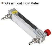 LZB-4WB Glass Rotameter Variable Area Flow Meter for Air Nitrogen Hydrogen Oxygen Liquid Laboratory Gas Analysis Testing