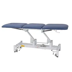 Cama de massagem para terapia de ultrassom, cama de massagem esportiva para clínica médica hospitalar, mesa de fisioterapia elétrica, mesa para exame