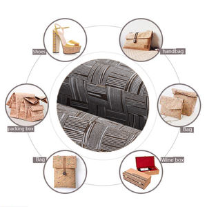 INFOCORK Suministro directo de fábrica: 100% materiales de cuero de corcho <span class=keywords><strong>natural</strong></span> para zapatos, bolsos, alfombrillas, fundas de iPhone y fondos de pantalla - Product Image 6