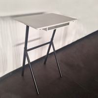 Bureau de direction moderne convertible en fer, réglable en hauteur par vérin pneumatique, avec plateau, économique en métal
