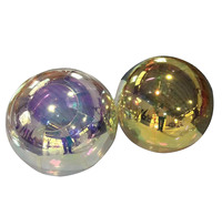 Ballon miroir gonflable réfléchissant, boule disco gonflable pour la décoration de fête